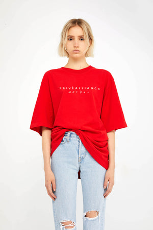 Privé Alliance Women's Obsession T-shirt Red
