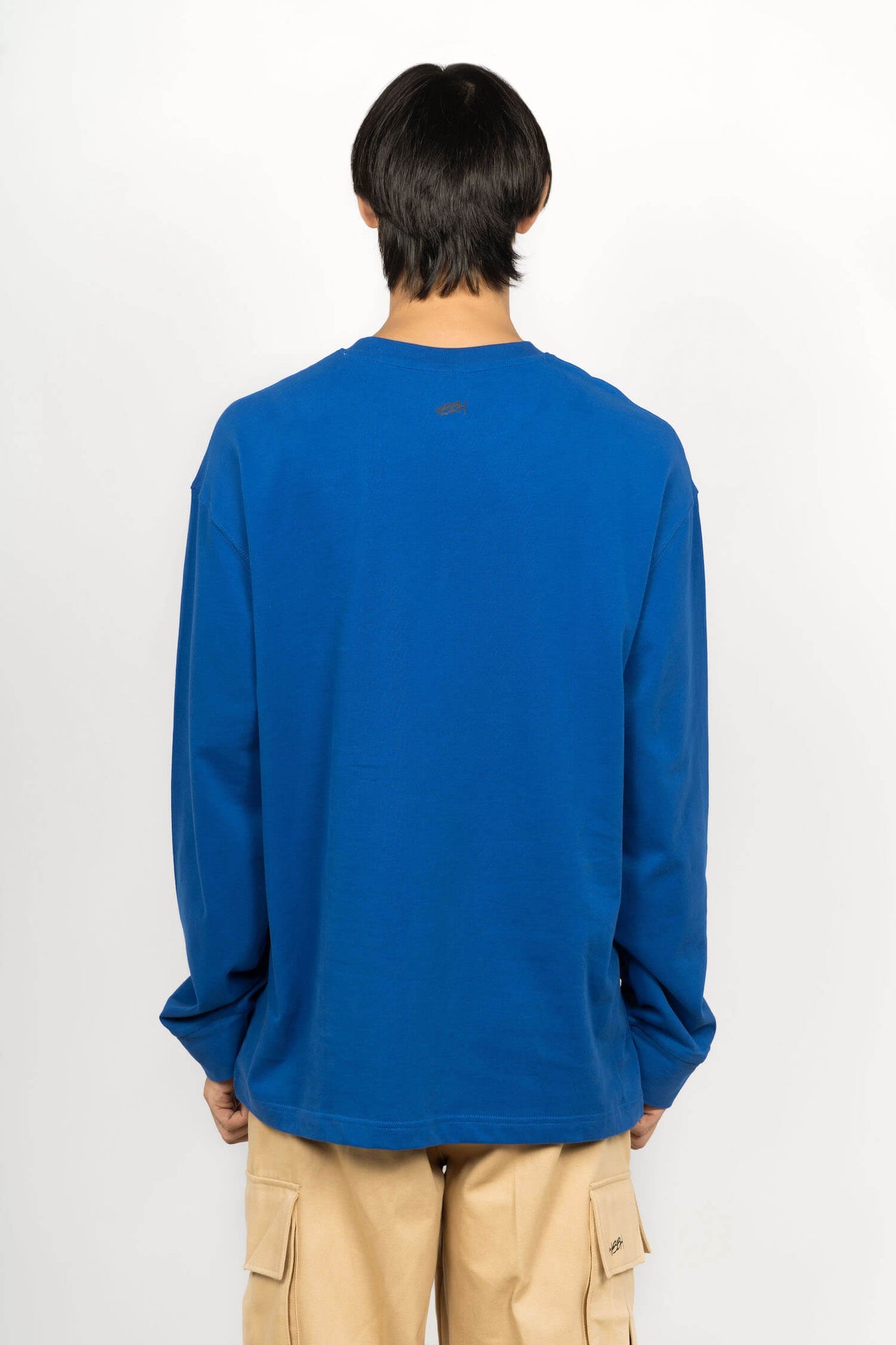 Privé Alliance Men's Tonal Long Sleeve Shirt BLUE
