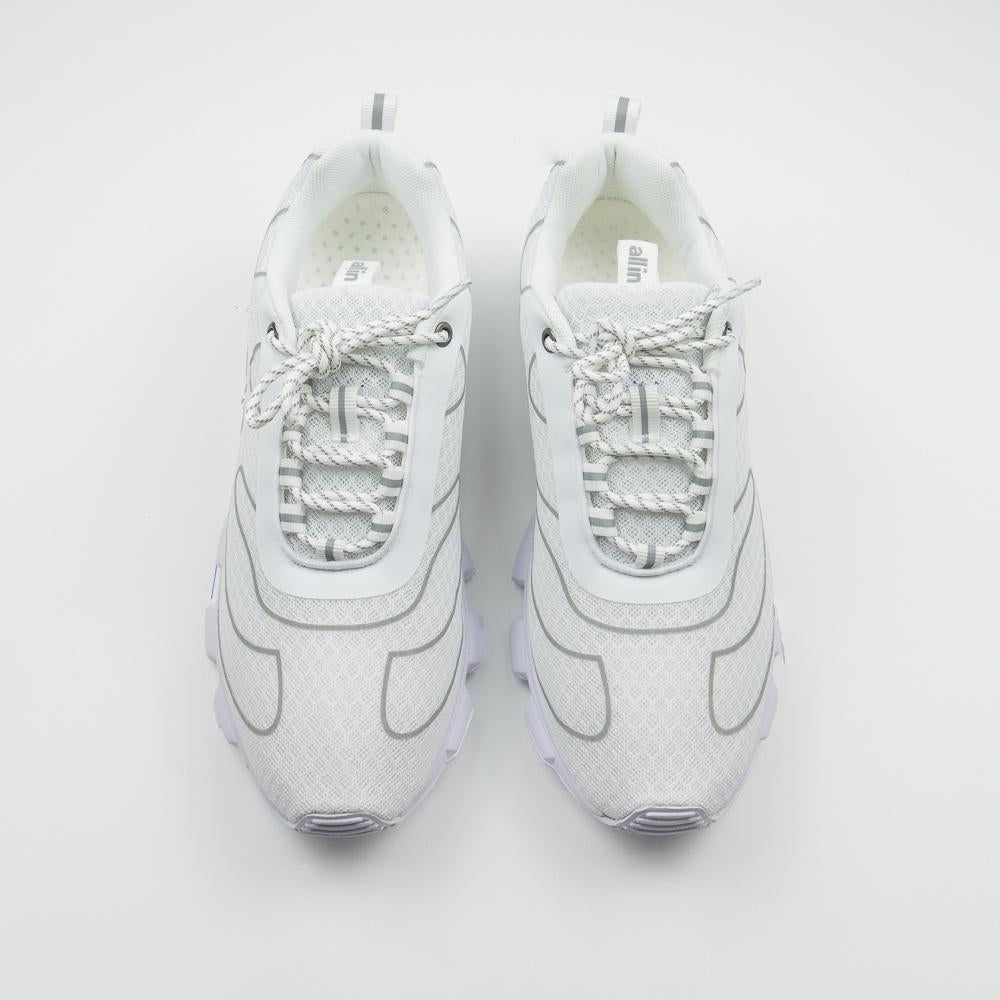 All In Tennis Shoes White/Reflective